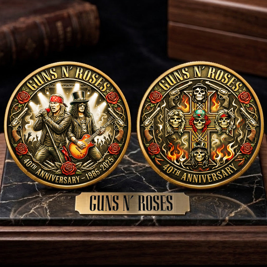 Guns N’ Roses 40th Anniversary Commemorative Coin – TANTN21547