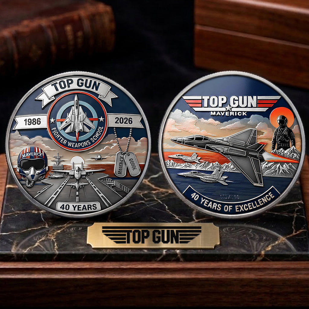 Top Gun 40th Anniversary 2026 Commemorative Coin – TANTN21620
