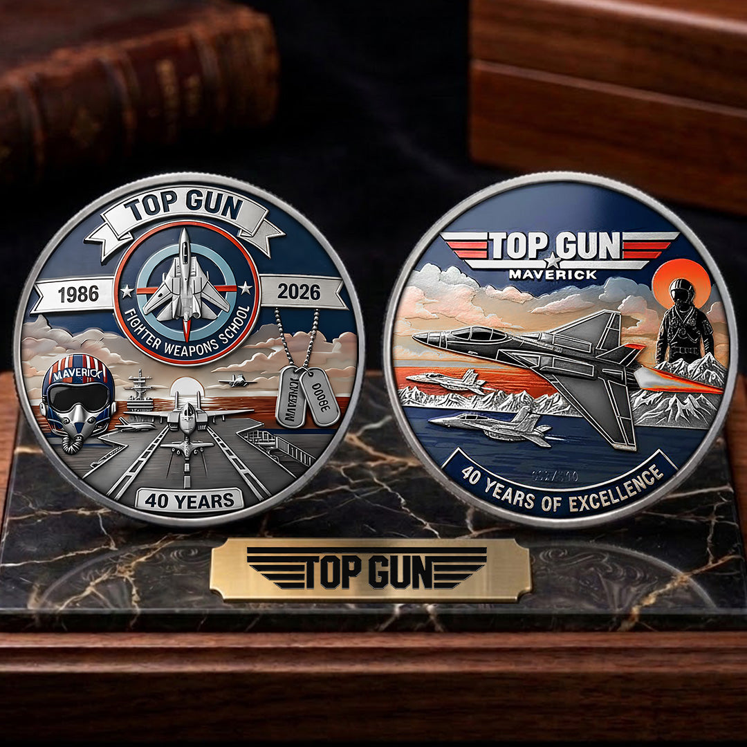 Top Gun 40th Anniversary 2026 Commemorative Coin – TANTN21620