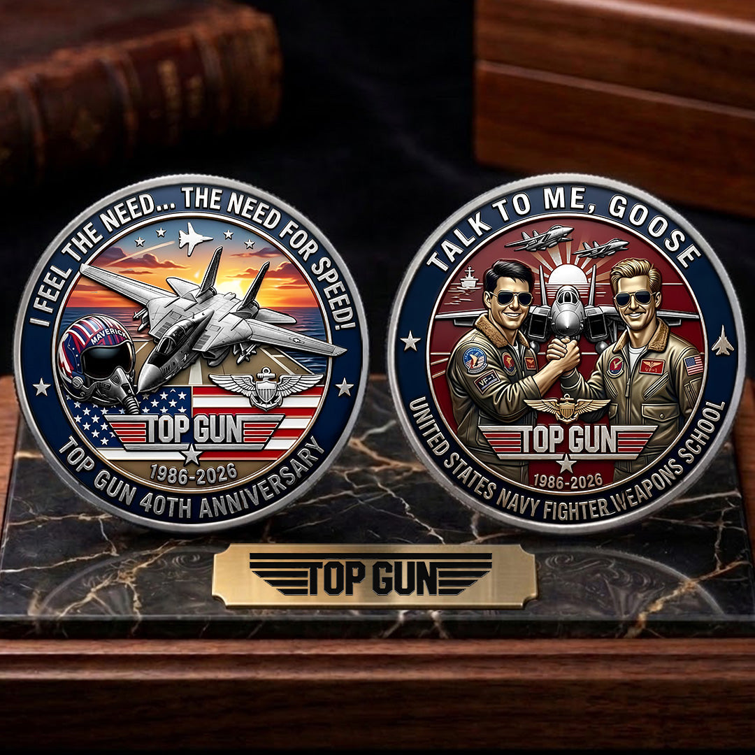 Top Gun 40th Anniversary 2026 Commemorative Coin – TANTN21638