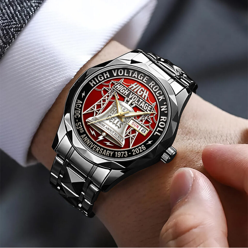 AC/DC 53rd Anniversary Alloy Luxury Quartz Watch - TANTN21650