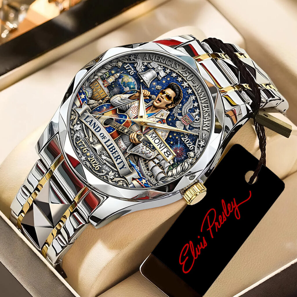 America250 x Elvis Presley Alloy Luxury Quartz Watch - TANTN21745