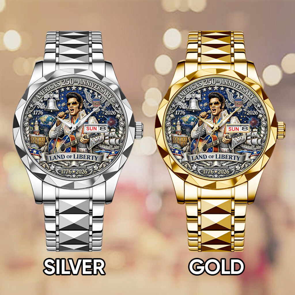 America250 x Elvis Presley Alloy Luxury Quartz Watch - TANTN21745