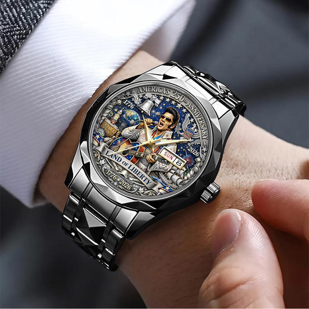 America250 x Elvis Presley Alloy Luxury Quartz Watch - TANTN21745