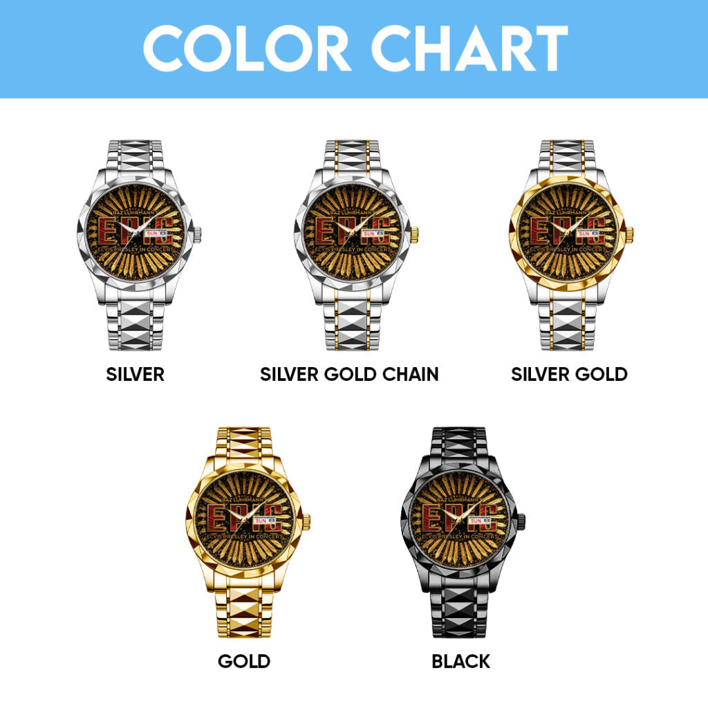 Elvis Presley Alloy Luxury Quartz Watch - TANTN21803