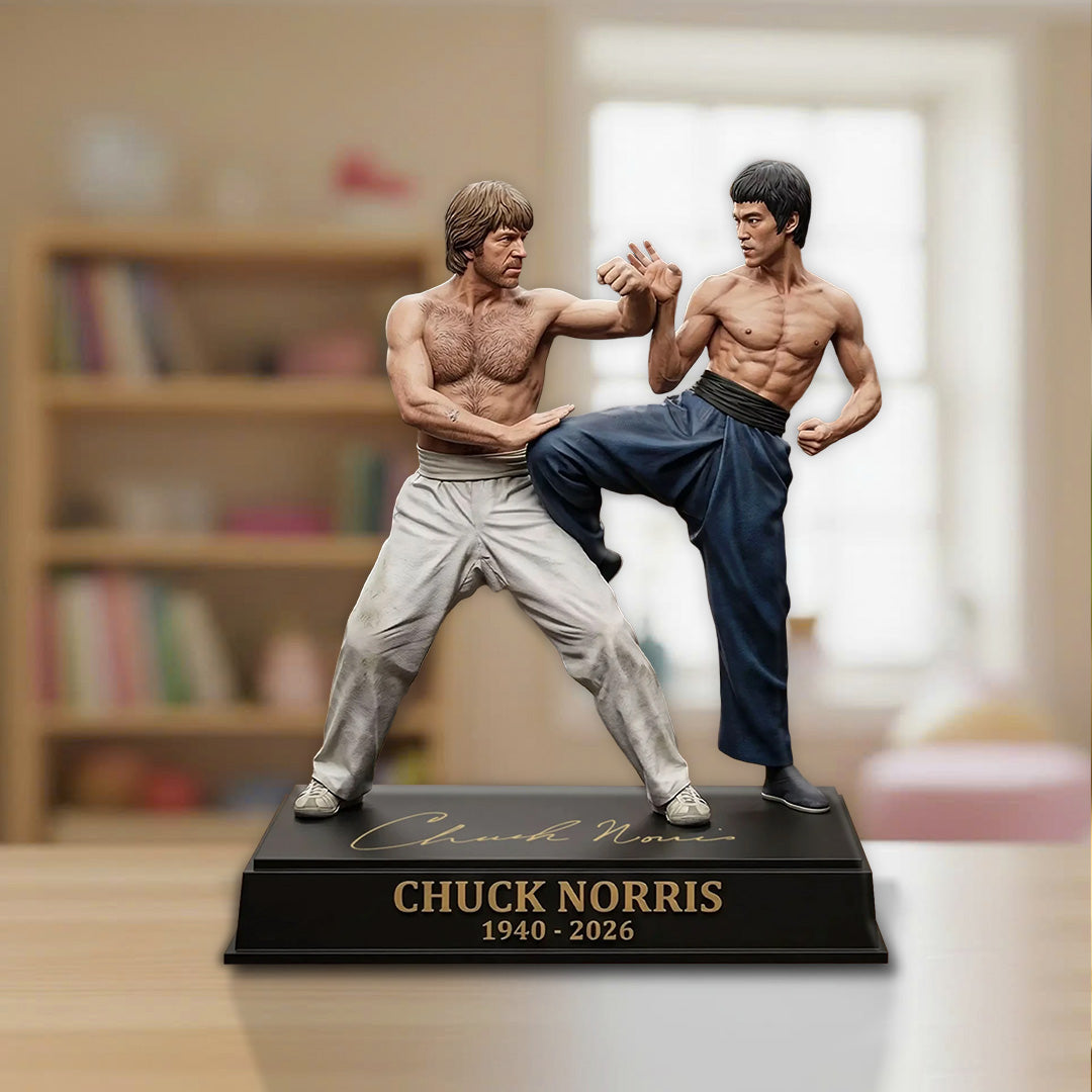 Chuck Norris Custom Shape Acrylic Plaque – TANTN21924
