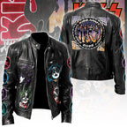 KISS Army 2026 Motorcycle Leather Jacket – TANTN22002