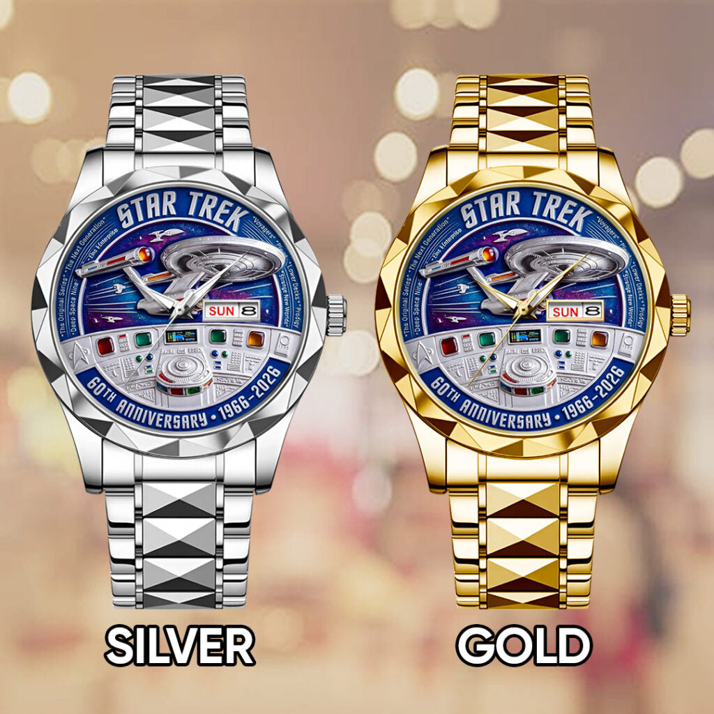 Star Trek 60th Anniversary Alloy Luxury Quartz Watch - TANTN22043