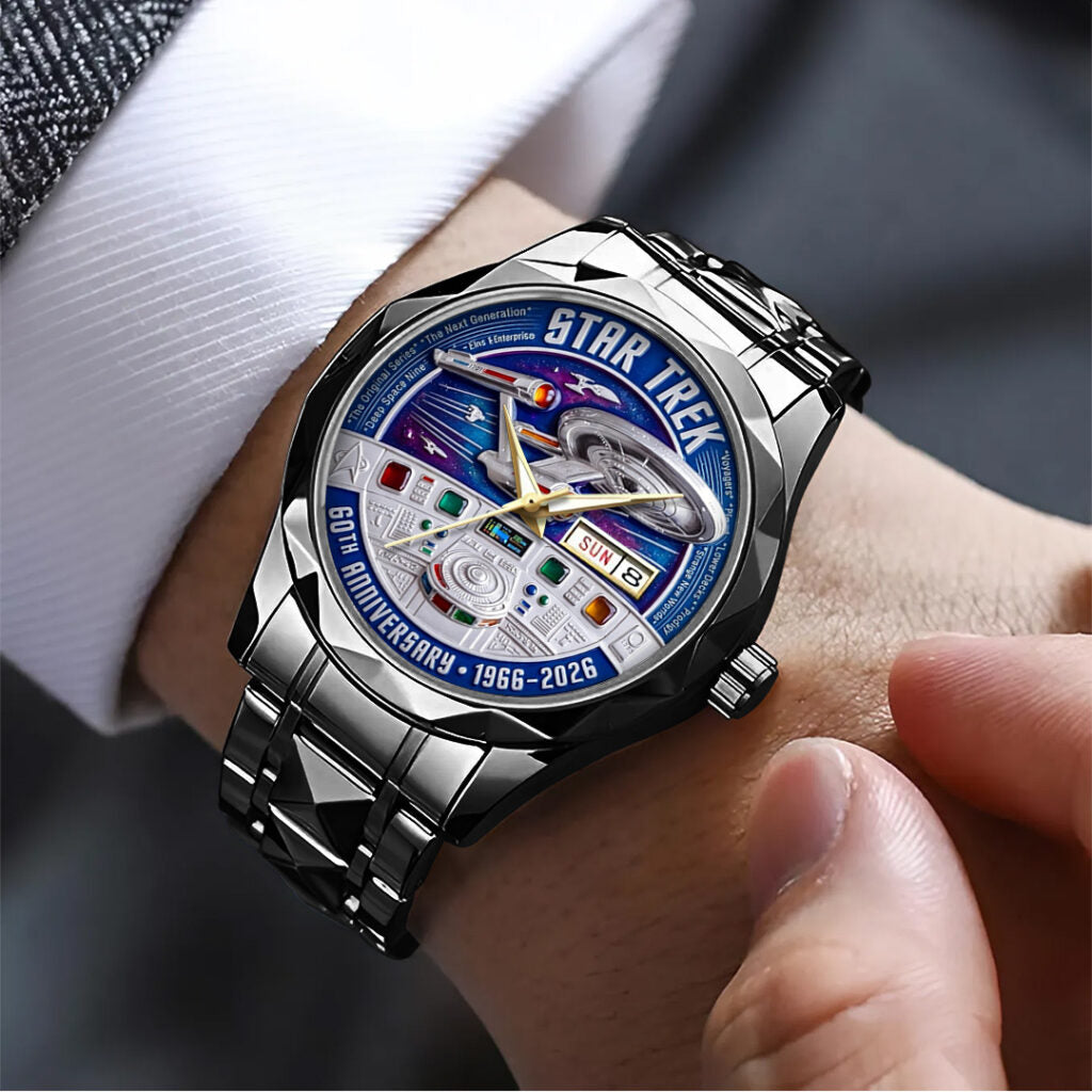 Star Trek 60th Anniversary Alloy Luxury Quartz Watch - TANTN22043