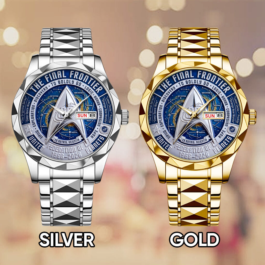 Star Trek 60th Anniversary Alloy Luxury Quartz Watch - TANTN22046