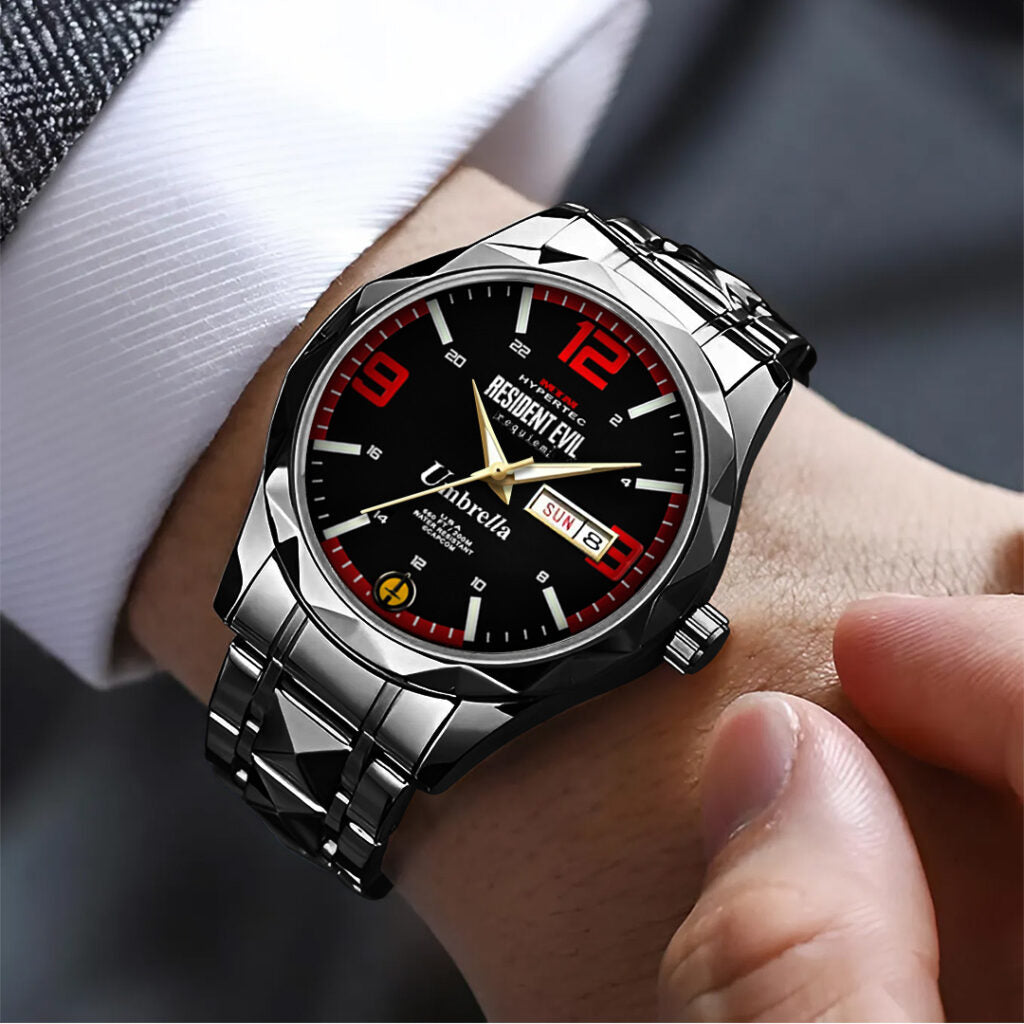 Resident Evil Requiem Alloy Luxury Quartz Watch - TANTN22225