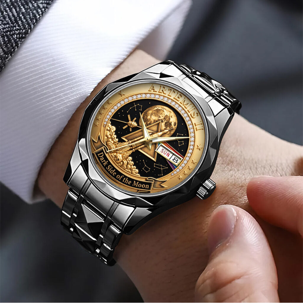 Pink Floyd x Artemis II Alloy Luxury Quartz Watch - TANTN22397