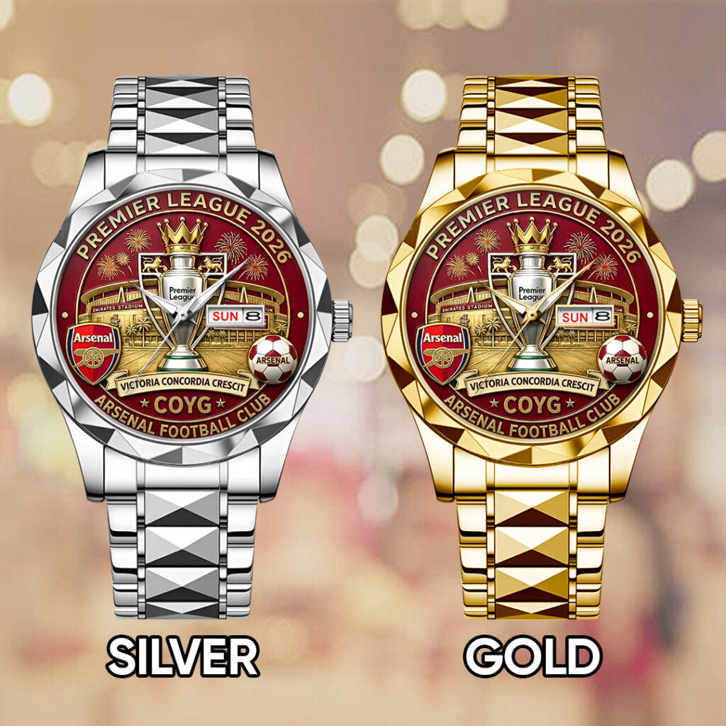 Arsenal FC Premier League Champions 25/26 Alloy Luxury Quartz Watch - TANTN22415