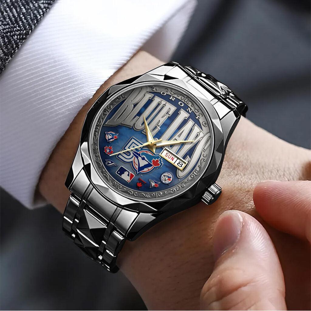 Toronto Blue Jays 50th Anniversary Alloy Luxury Quartz Watch - TANTN22422