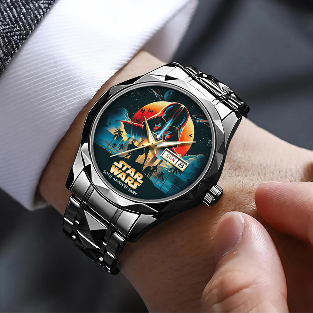 Star Wars 50th Anniversary Alloy Luxury Quartz Watch - TANTN22498