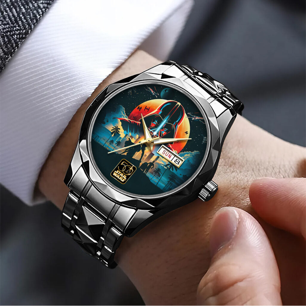 Star Wars 50th Anniversary Alloy Luxury Quartz Watch - TANTN22500