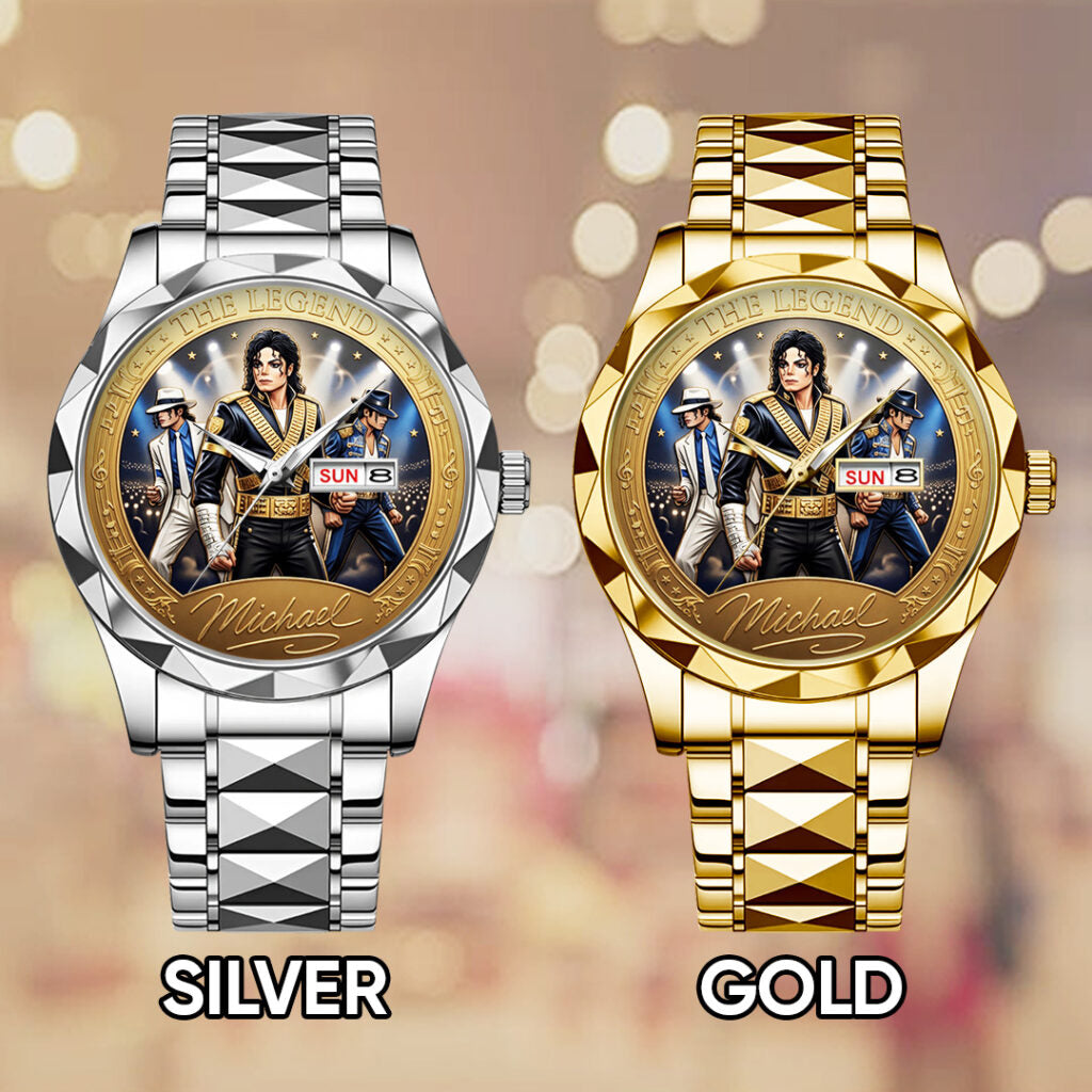 Michael Jackson Alloy Luxury Quartz Watch - TANTN22540