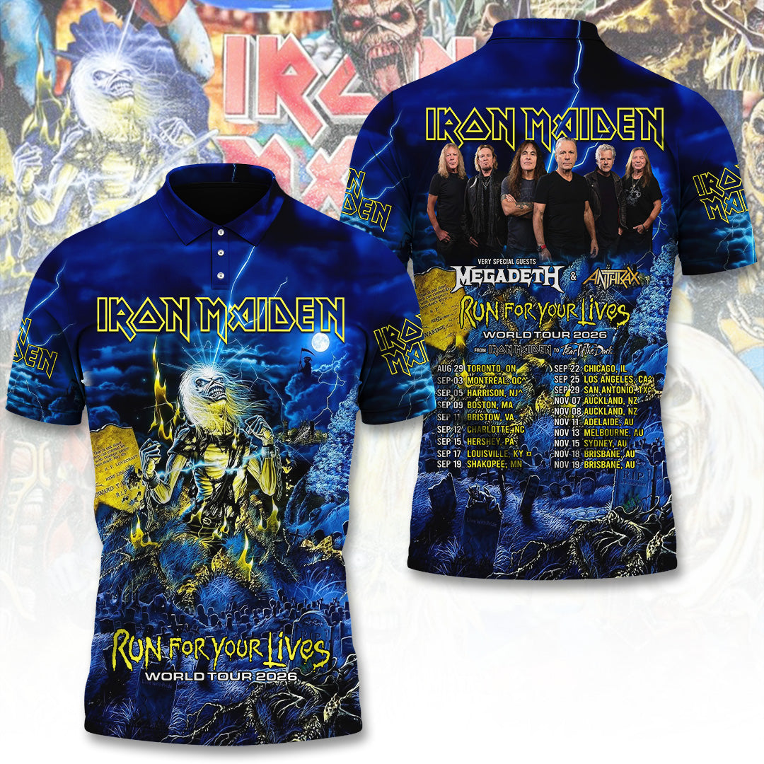 Iron Maiden Tour 2026 3D Apparel – TANTN22738