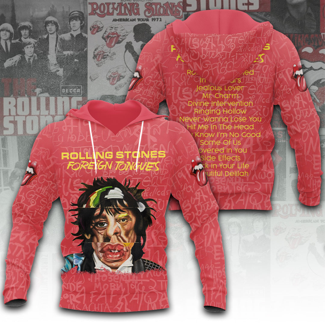 The Rolling Stones x Foreign Tongues 3D Apparel – TANTN22829