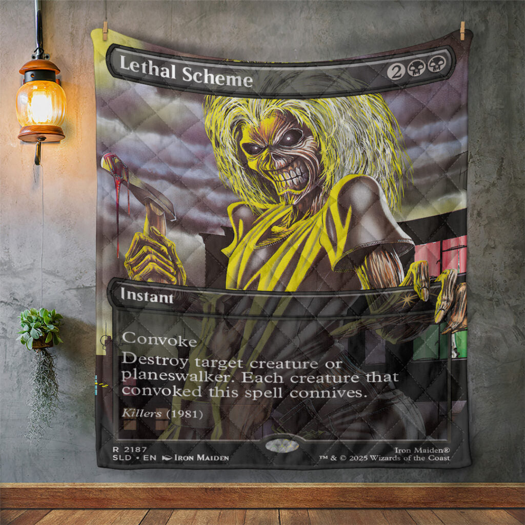 Iron Maiden Quilt Blanket - TANTN22915
