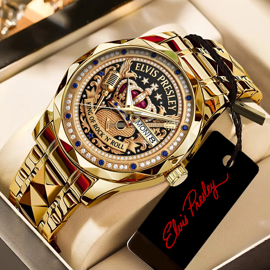 Elvis Presley Alloy Luxury Quartz Watch - TANTN23133