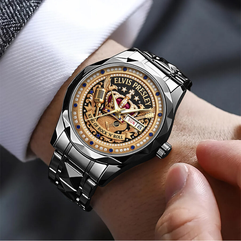 Elvis Presley Alloy Luxury Quartz Watch - TANTN23133