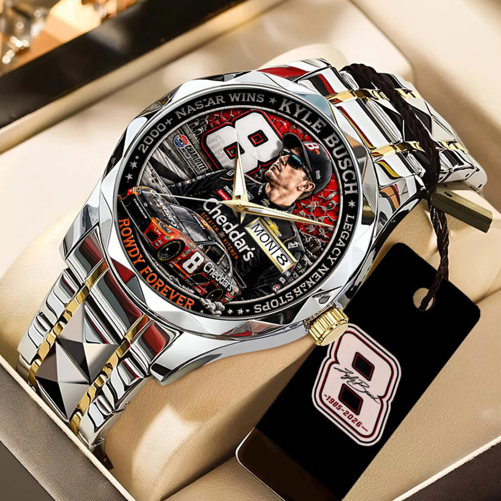 Kyle Busch Alloy Luxury Quartz Watch - TANTN23202
