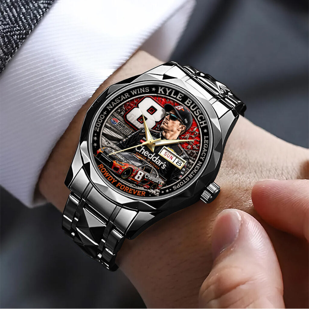 Kyle Busch Alloy Luxury Quartz Watch - TANTN23202