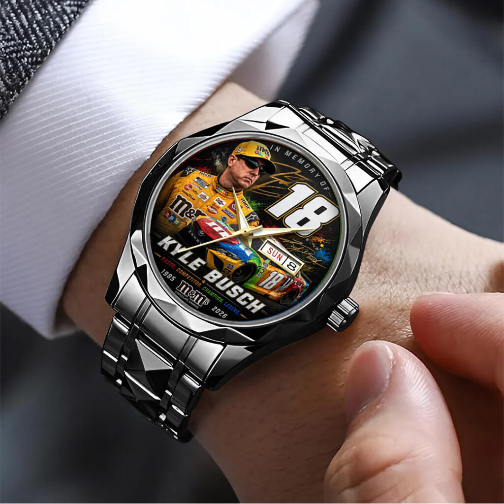 Kyle Busch Alloy Luxury Quartz Watch - TANTN23206