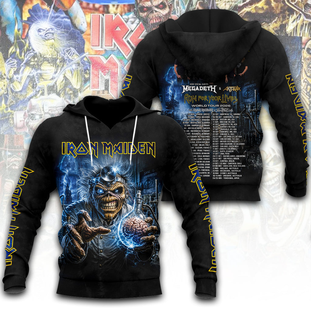 Iron Maiden Tour 2026 3D Apparel – TANTN23583