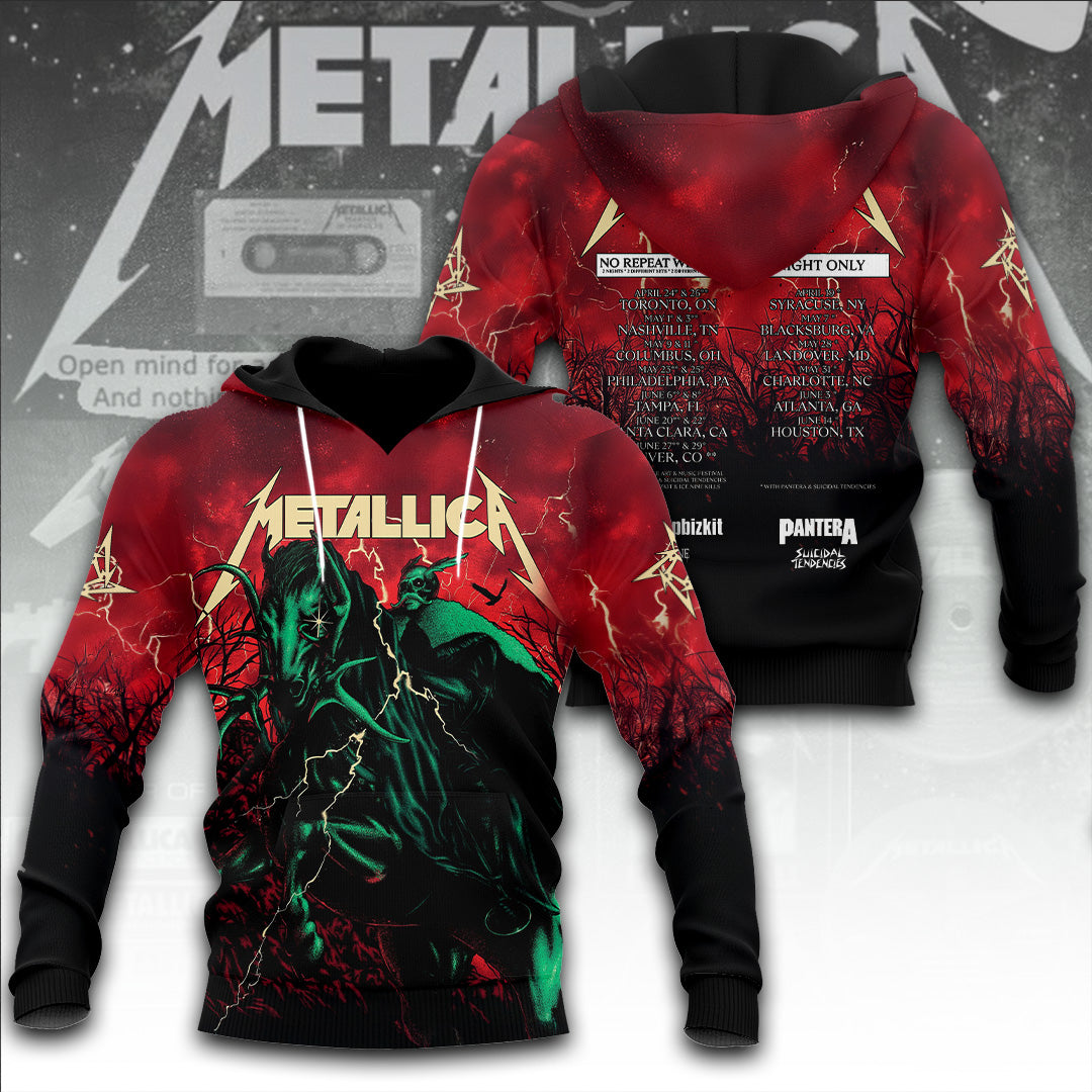 Metallica Tour 2026 3D Apparel – TANTN23605