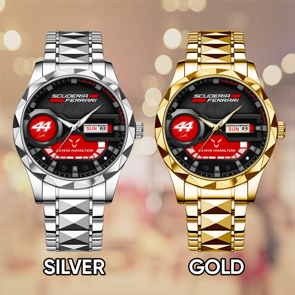 Scuderia Ferrari x Lewis Hamilton Alloy Luxury Quartz Watch - TANTN23691