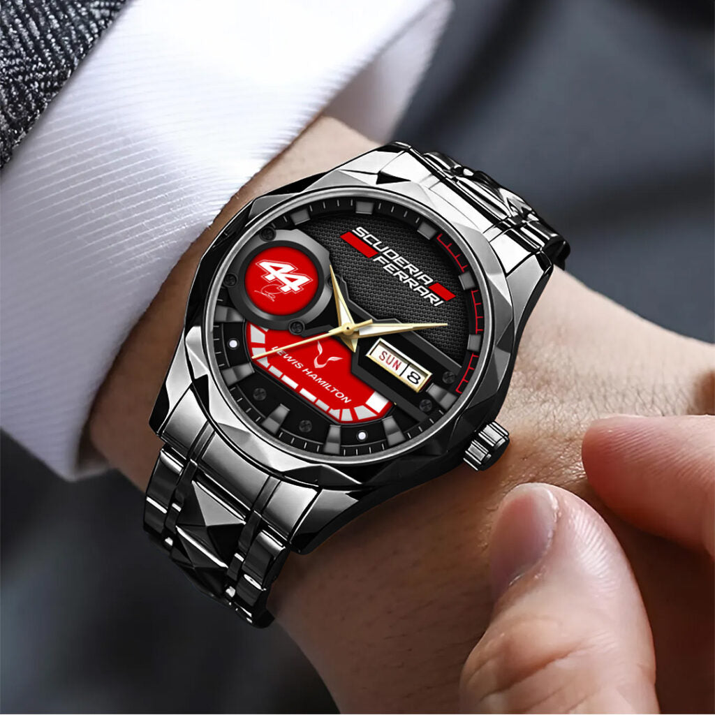 Scuderia Ferrari x Lewis Hamilton Alloy Luxury Quartz Watch - TANTN23691