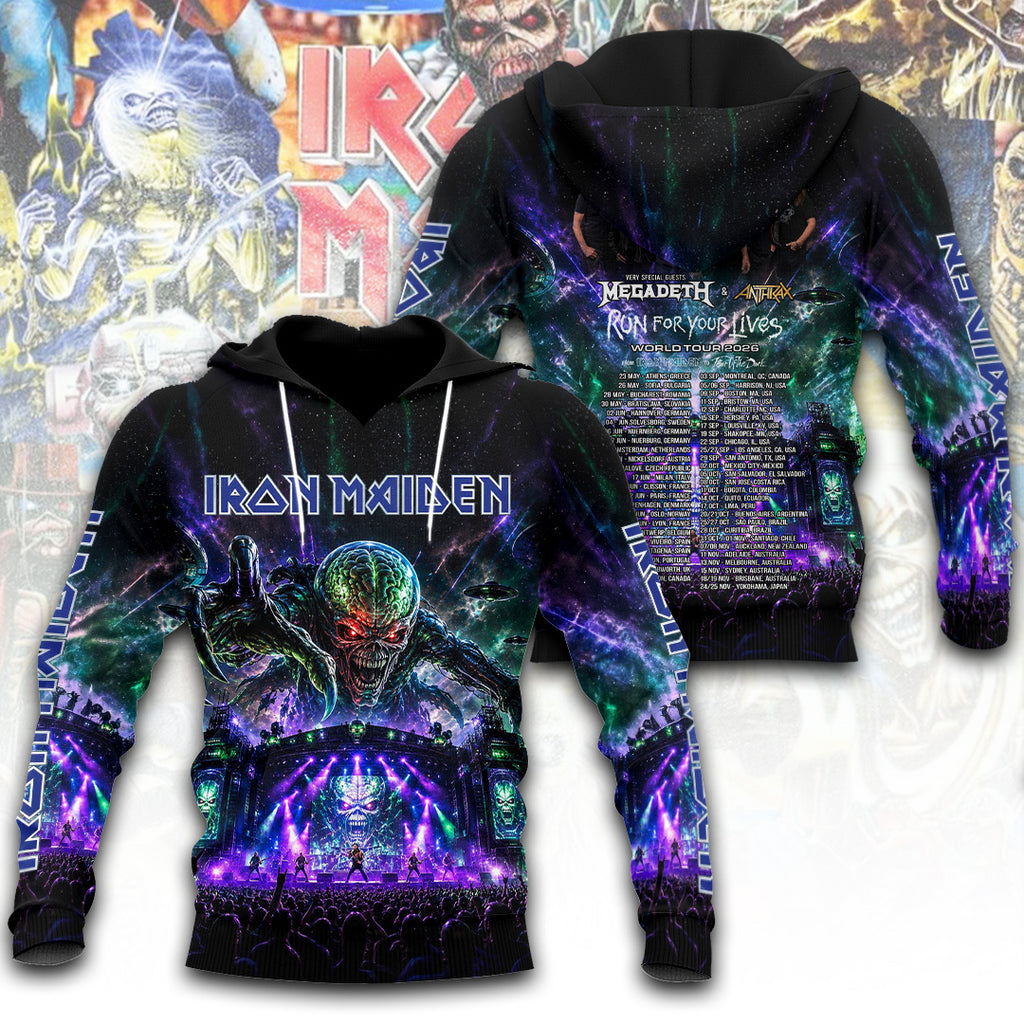 Iron Maiden Tour 2026 3D Apparel – TANTN23744