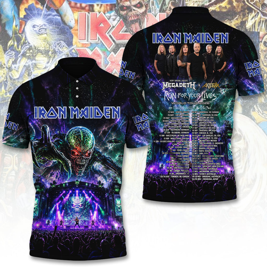 Iron Maiden Tour 2026 3D Apparel – TANTN23744