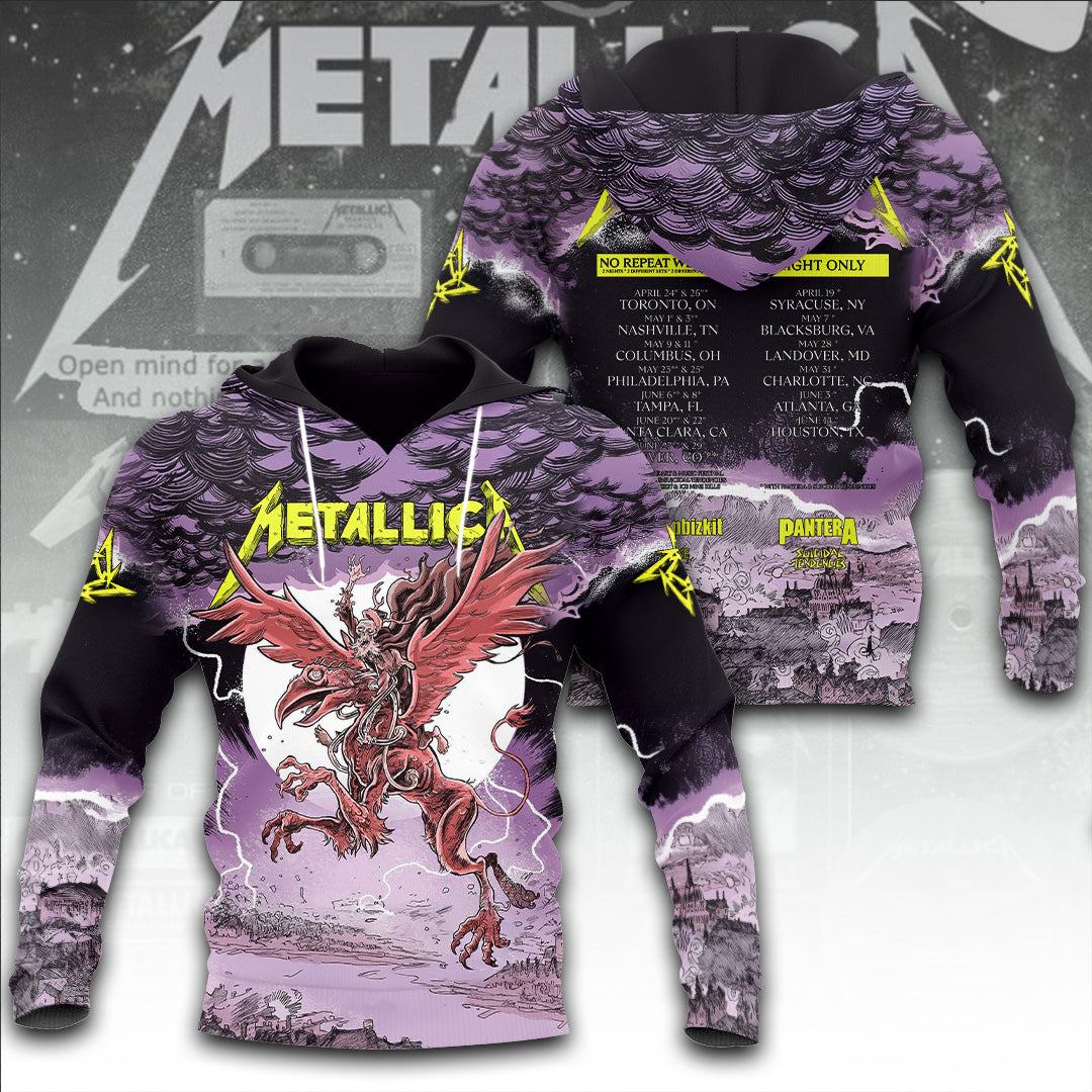 Metallica Tour 2026 3D Apparel – TANTN23895
