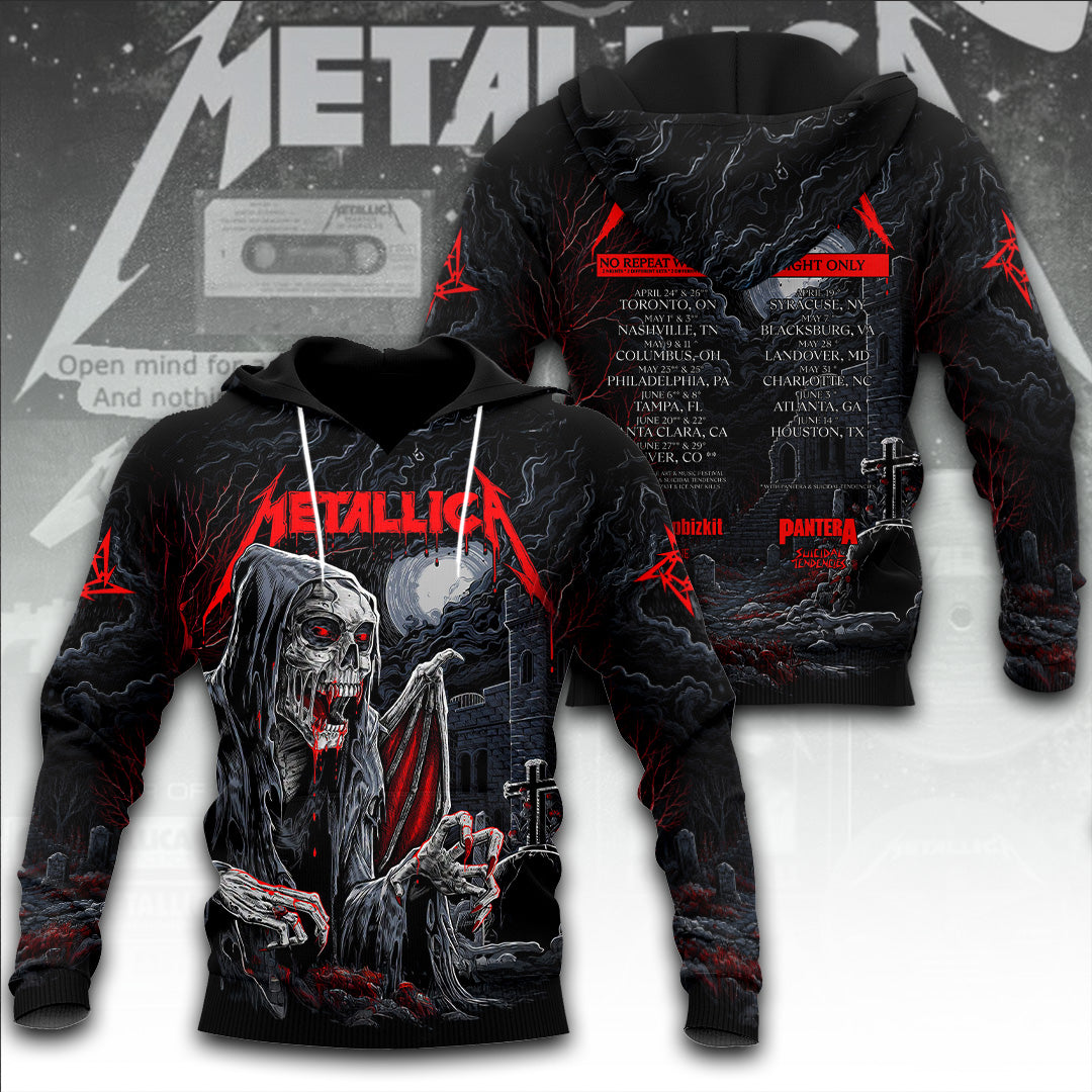 Metallica Tour 2026 3D Apparel – TANTN23906