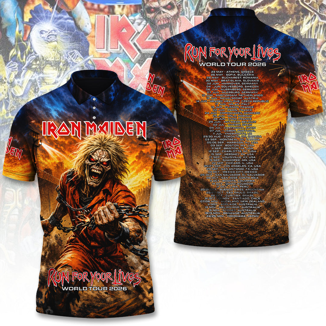 Iron Maiden Tour 2026 3D Apparel – TANTN23970