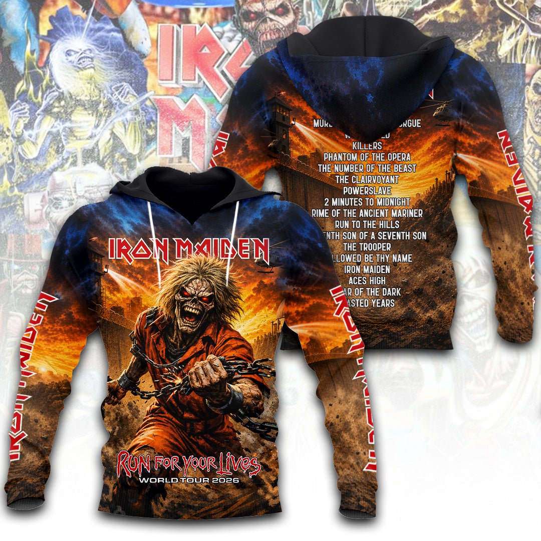 Iron Maiden Tour 2026 3D Apparel – TANTN23971
