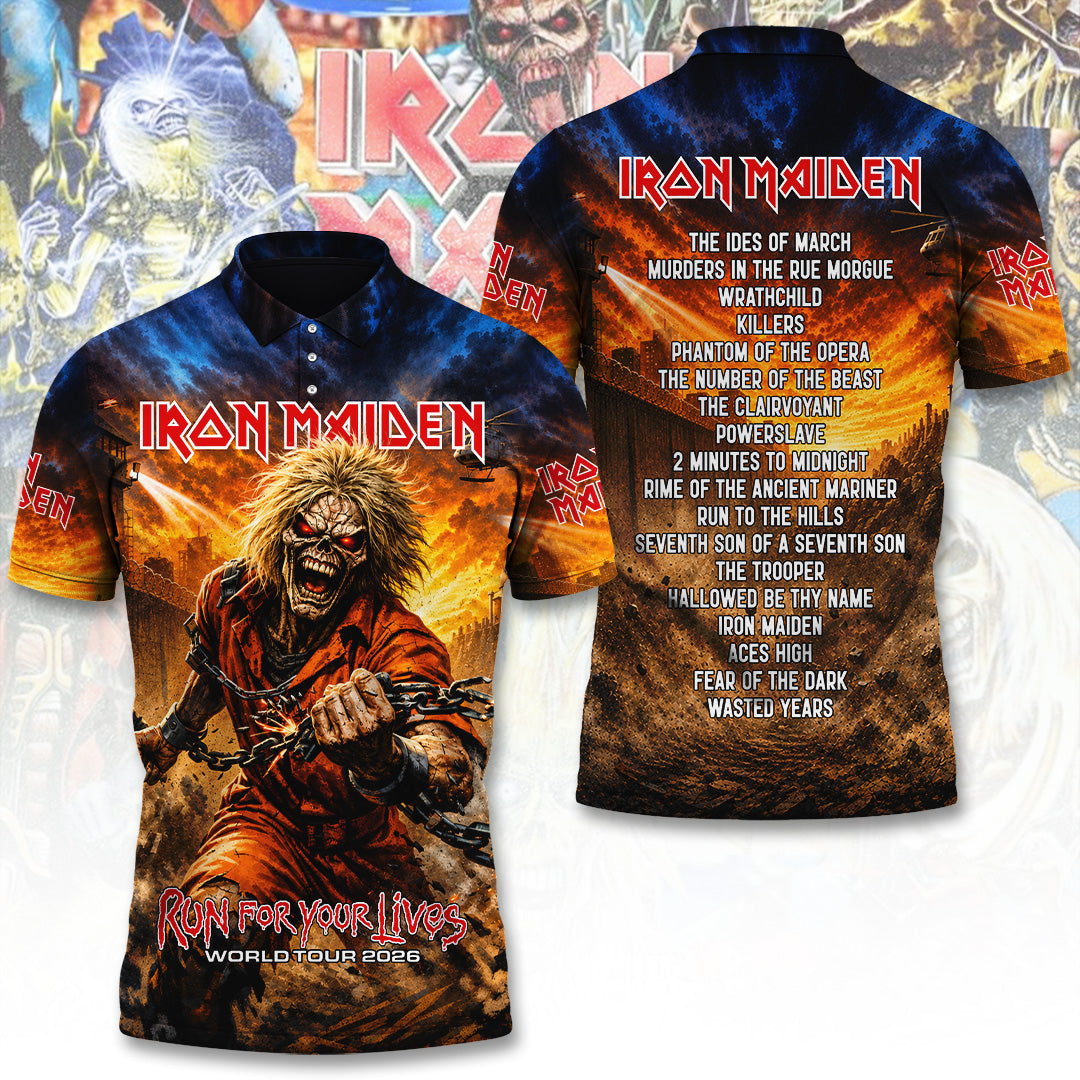 Iron Maiden Tour 2026 3D Apparel – TANTN23971