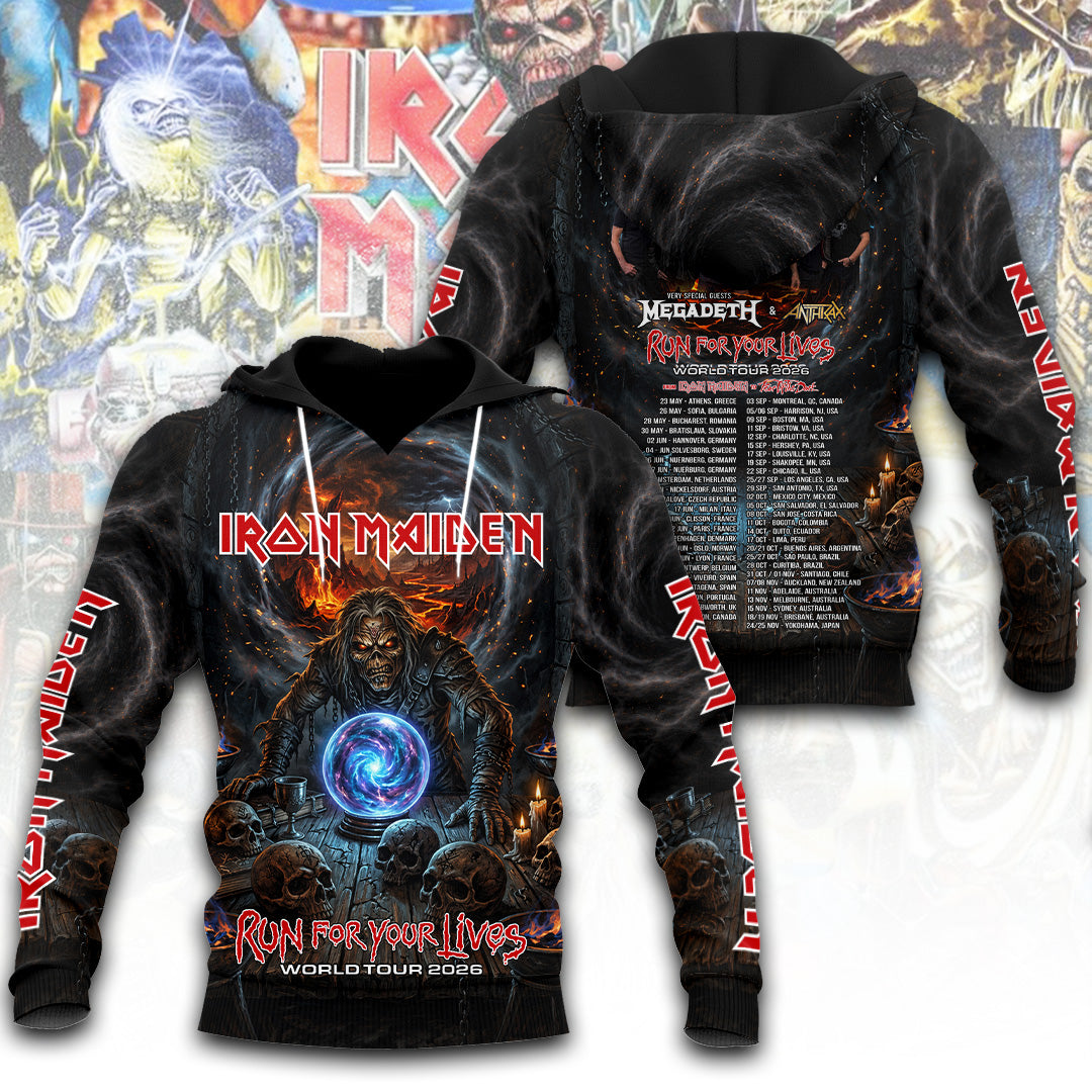 Iron Maiden Tour 2026 3D Apparel – TANTN23972