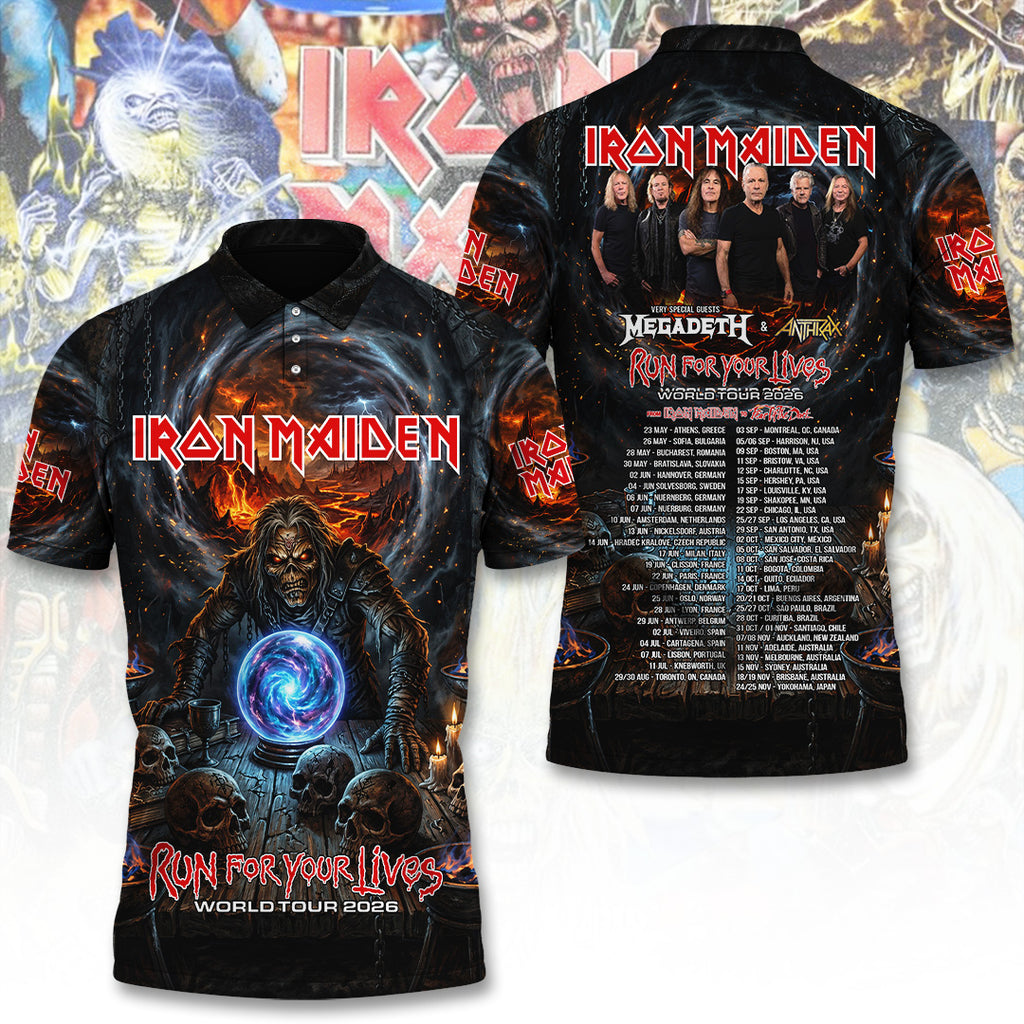 Iron Maiden Tour 2026 3D Apparel – TANTN23972