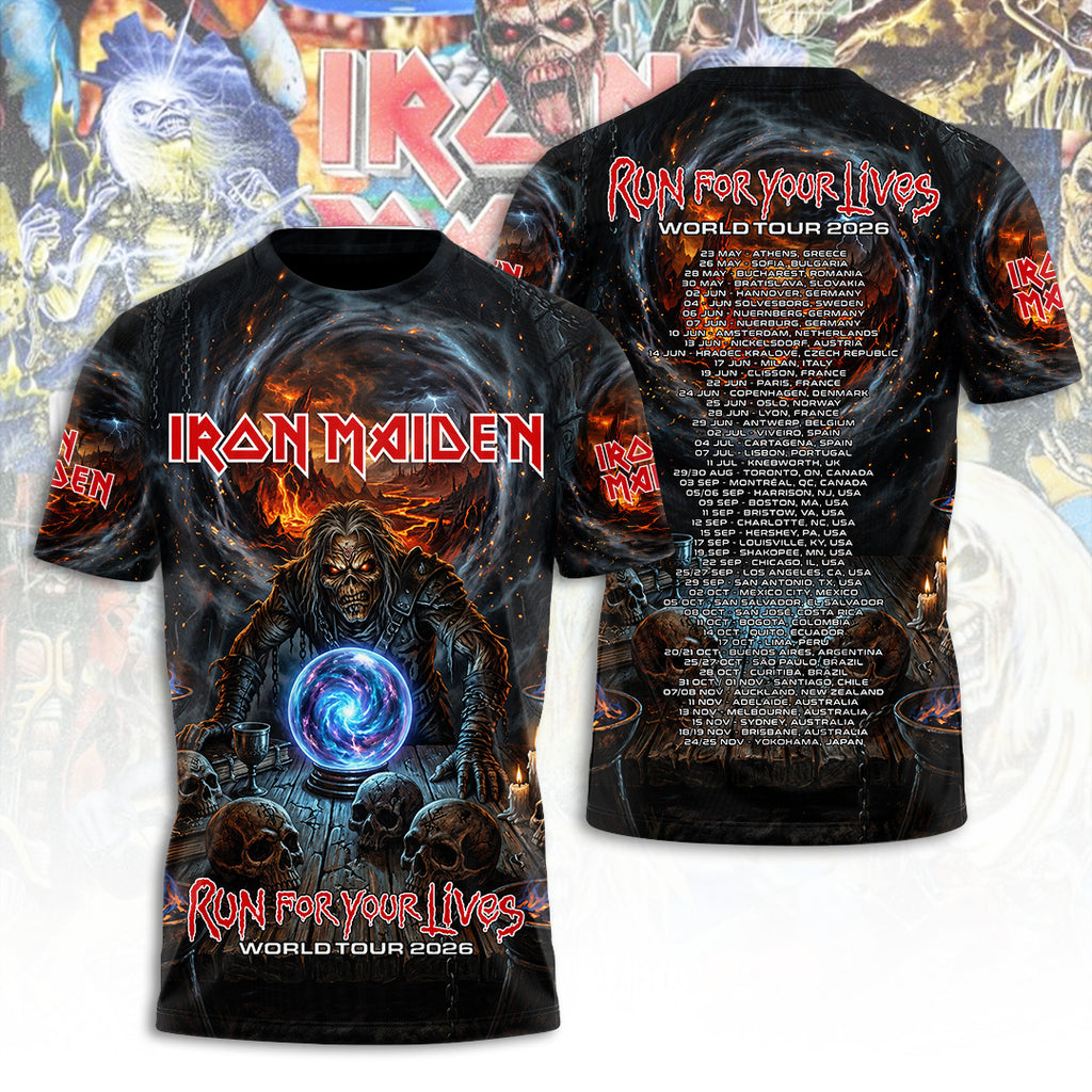 Iron Maiden Tour 2026 3D Apparel – TANTN23973