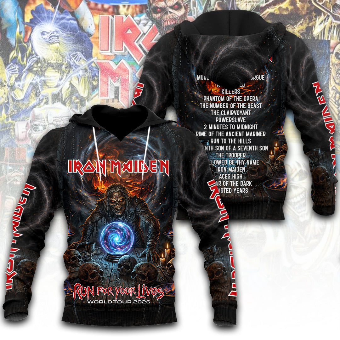 Iron Maiden Tour 2026 3D Apparel – TANTN23974