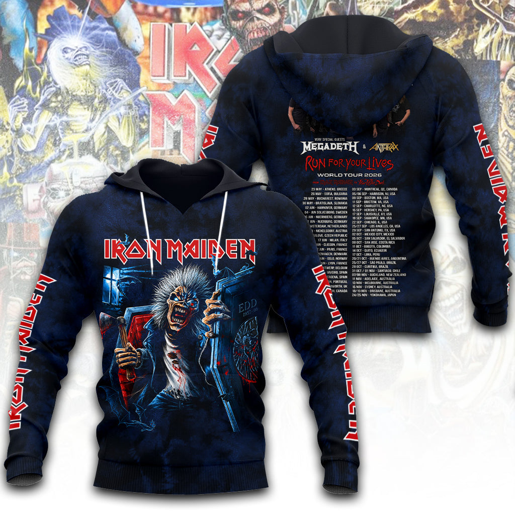 Iron Maiden Tour 2026 3D Apparel – TANTN24073