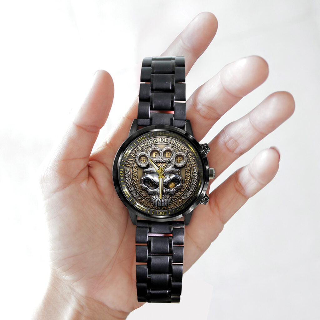 Five Finger Death Punch Black Stainless Steel Watch - TANTN24147
