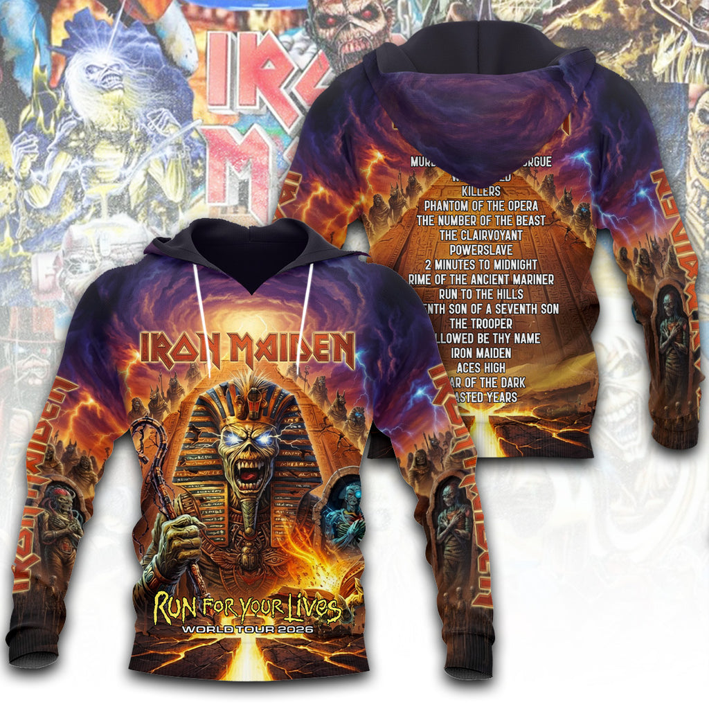 Iron Maiden Tour 2026 3D Apparel – TANTN24156