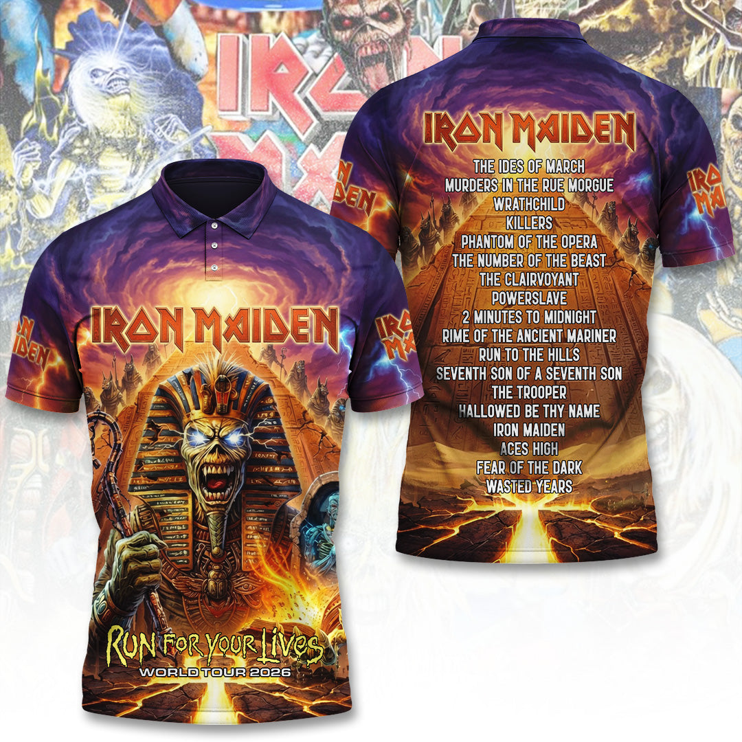 Iron Maiden Tour 2026 3D Apparel – TANTN24156