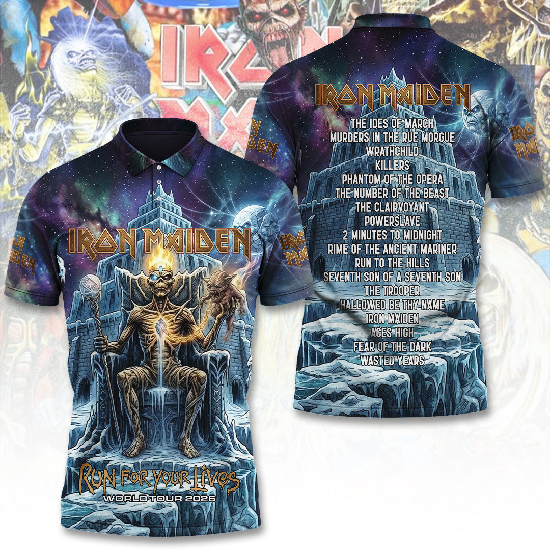 Iron Maiden Tour 2026 3D Apparel – TANTN24159