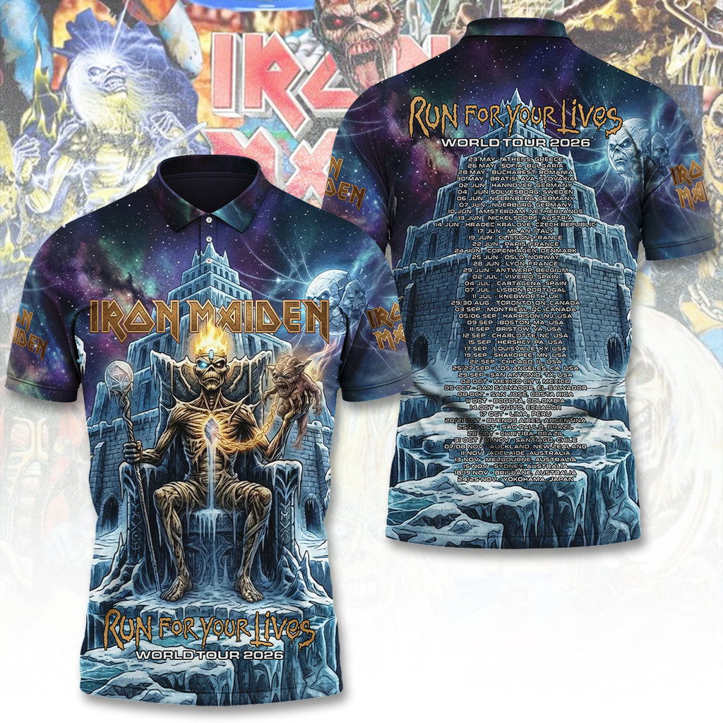 Iron Maiden Tour 2026 3D Apparel – TANTN24160